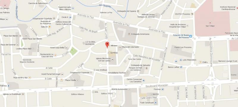La tigra Tours Map